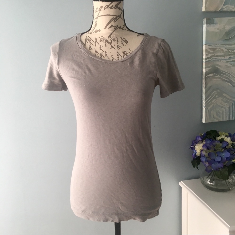 J. Crew Gray Painter Tee - image 1